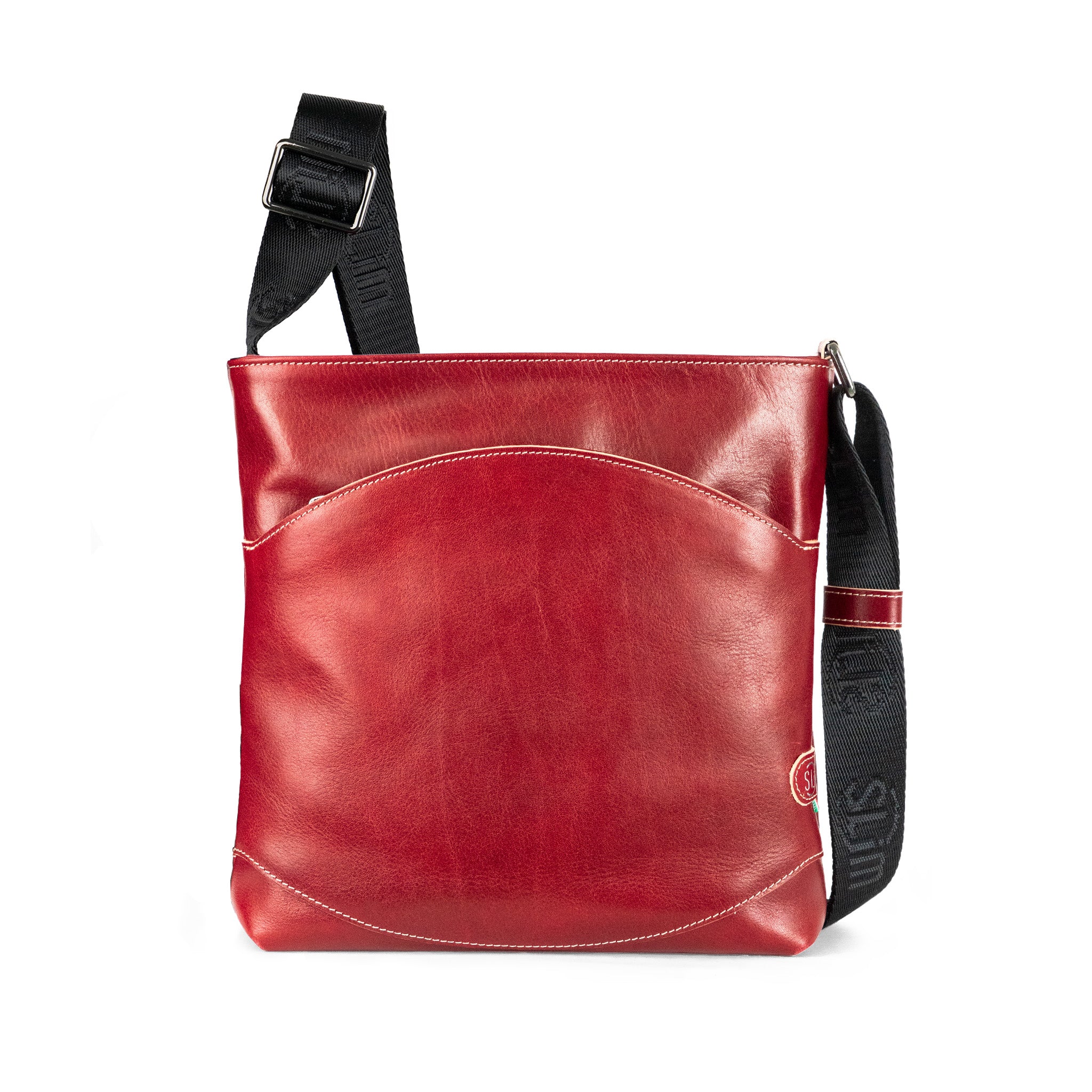 Bag SLim®️ Vera Pelle Vegetale Rosso