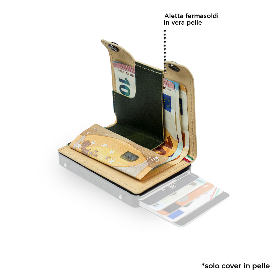 Cover in Pelle Be Tasck Concia Vegetale Verde