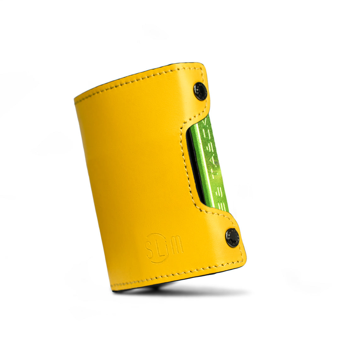 Be Tasck Pelle Liscia Giallo e Nero