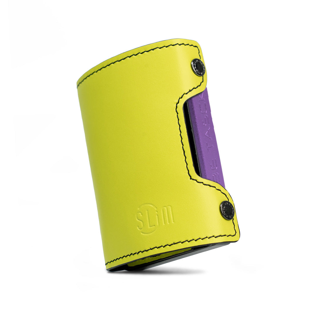 Be Tasck Pelle Liscia Lime e Nero