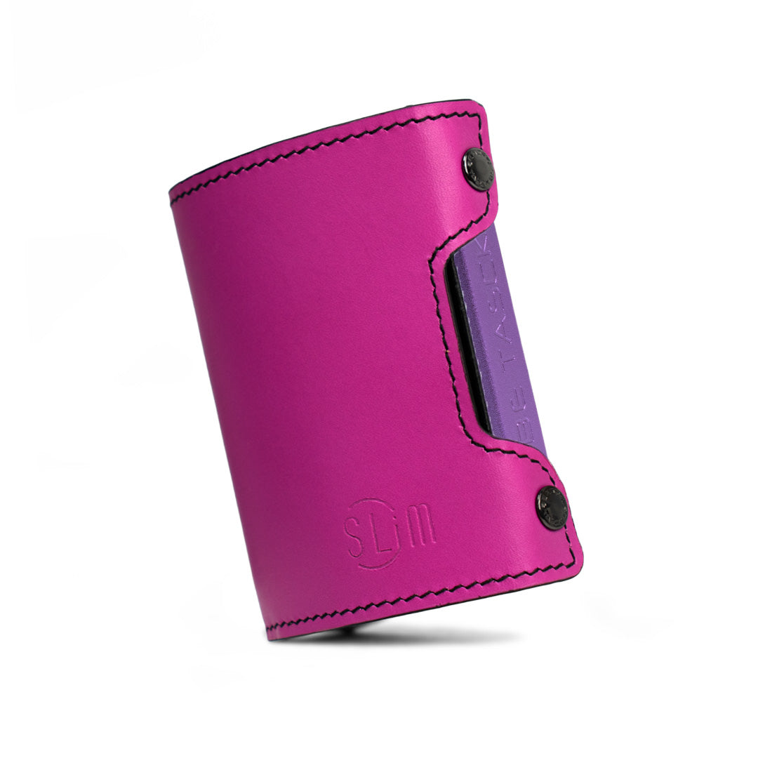 Be Tasck Pelle Liscia Fucsia e Nero